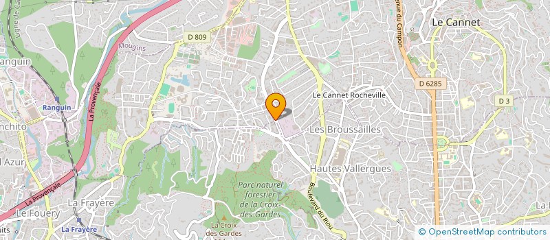 localisation de l'entreprise MONSIEUR PHILIPPE LEBAULT à LE CANNET