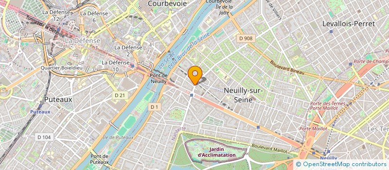 localisation de l'entreprise MONSIEUR PHILIPPE LEBEAU à NEUILLY-SUR-SEINE