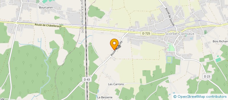 localisation de l'entreprise MONSIEUR PHILIPPE LEBLANC à SCORBE-CLAIRVAUX