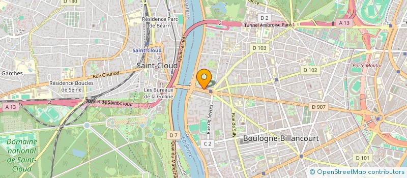 localisation de l'entreprise MONSIEUR PHILIPPE LEBLANC à BOULOGNE-BILLANCOURT