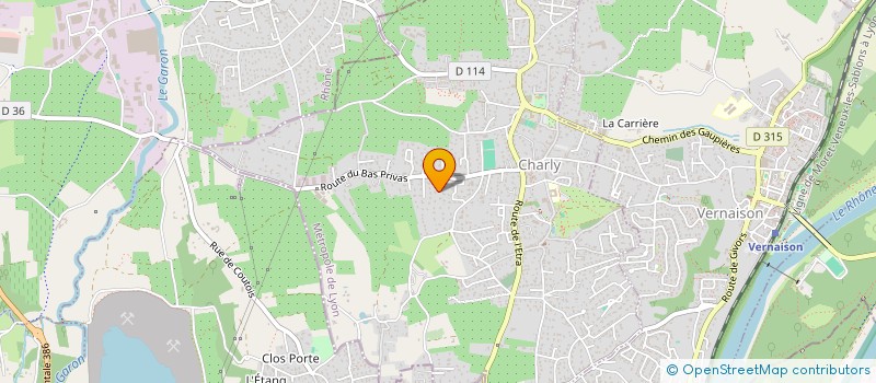 localisation de l'entreprise MONSIEUR PHILIPPE LEBLANC  CHARLY