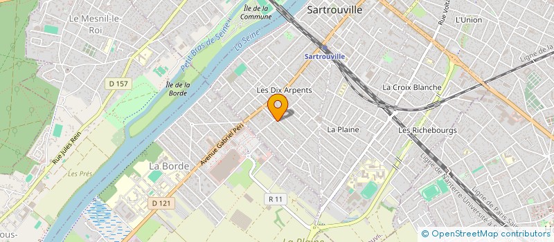 localisation de l'entreprise MONSIEUR PHILIPPE LEBON à SARTROUVILLE
