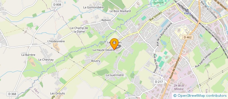 localisation de l'entreprise MONSIEUR PHILIPPE LEBON à FLERS
