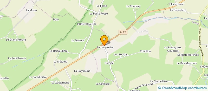 localisation de l'entreprise MONSIEUR PHILIPPE LEBOURDAIS  FEINGS