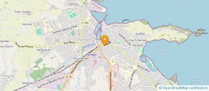 localisation de l'entreprise MONSIEUR PHILIPPE LEBRETON  PAIMPOL