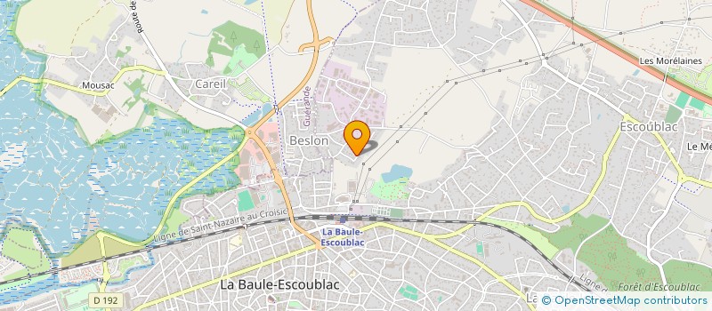 localisation de l'entreprise MONSIEUR PHILIPPE LEBRETON à LA BAULE-ESCOUBLAC