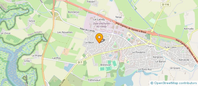 localisation de l'entreprise MONSIEUR PHILIPPE LEBRIS  THEIX-NOYALO