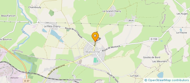 localisation de l'entreprise MONSIEUR PHILIPPE LEBRUN  MALICORNE