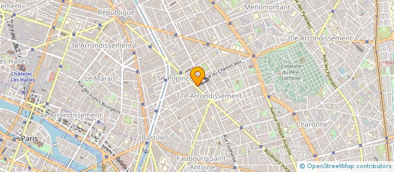 localisation de l'entreprise MONSIEUR PHILIPPE LECANTE  PARIS