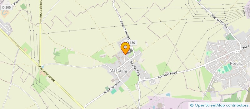localisation de l'entreprise MONSIEUR PHILIPPE LECARDONNEL  MASTAING