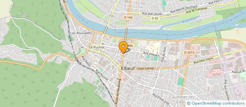 localisation de l'entreprise MONSIEUR PHILIPPE LECERF  ELBEUF