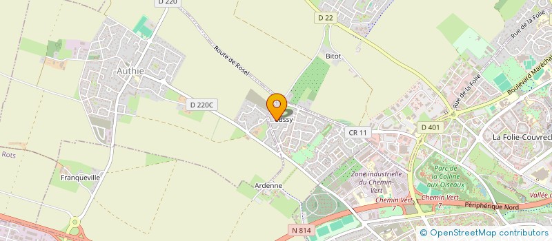 localisation de l'entreprise MONSIEUR PHILIPPE LECHARTIER  SAINT-GERMAIN-LA-BLANCHE-HERBE