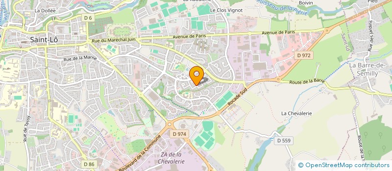 localisation de l'entreprise MONSIEUR PHILIPPE LECHEVALLIER  SAINT-LO