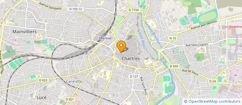 localisation de l'entreprise MONSIEUR PHILIPPE LECLAIRE à CHARTRES