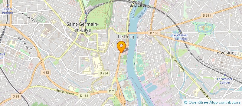 localisation de l'entreprise MONSIEUR PHILIPPE LECLERC à LE PECQ