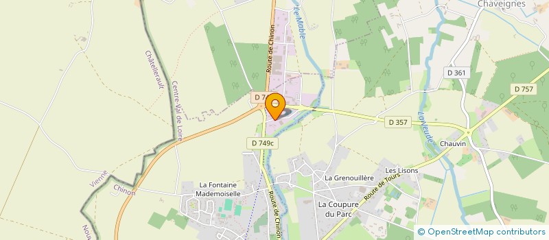 localisation de l'entreprise MONSIEUR PHILIPPE LECLERC  CHAVEIGNES