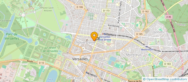 localisation de l'entreprise MONSIEUR PHILIPPE LECLERCQ à VERSAILLES