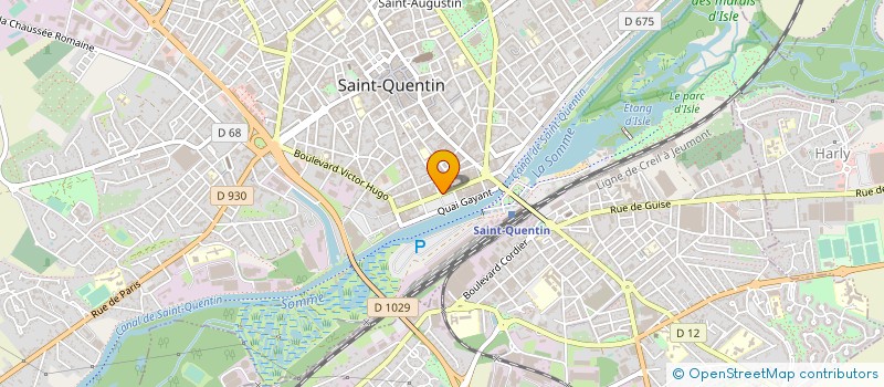 localisation de l'entreprise MONSIEUR PHILIPPE LECLERCQ à SAINT-QUENTIN