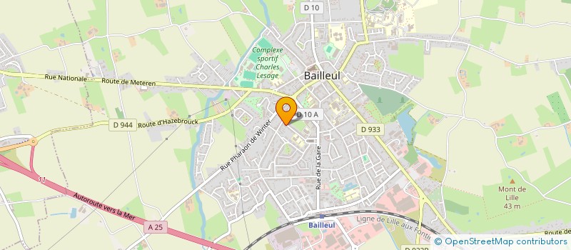 localisation de l'entreprise MONSIEUR PHILIPPE LECLERCQ à BAILLEUL