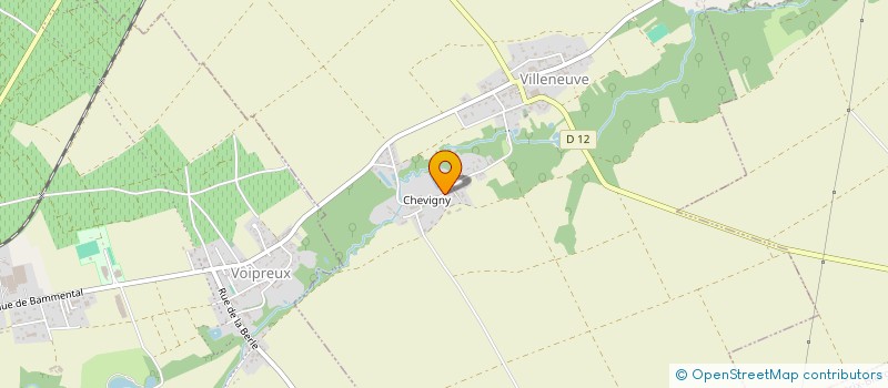 localisation de l'entreprise MONSIEUR PHILIPPE LECLERE  VILLENEUVE-RENNEVILLE-CHEVIGNY
