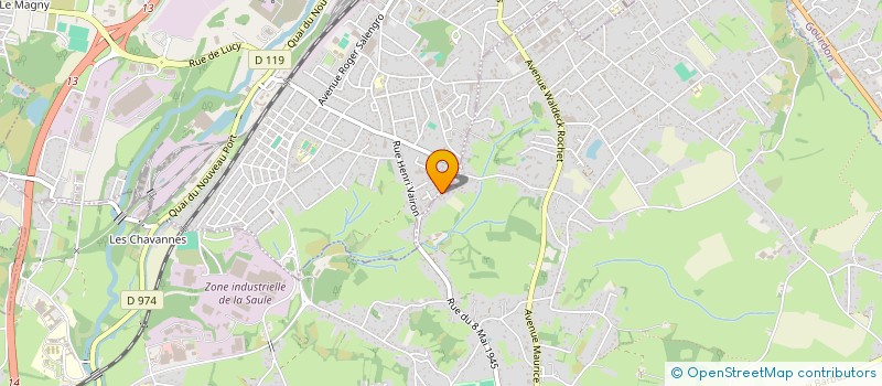 localisation de l'entreprise MONSIEUR PHILIPPE LECOMTE  SAINT-VALLIER