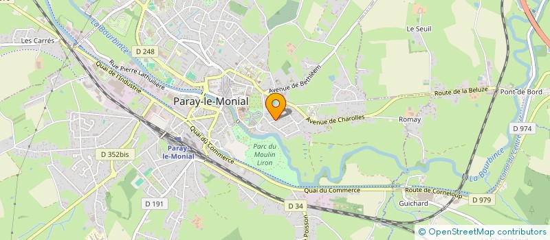 localisation de l'entreprise MONSIEUR PHILIPPE LECONTE  PARAY-LE-MONIAL