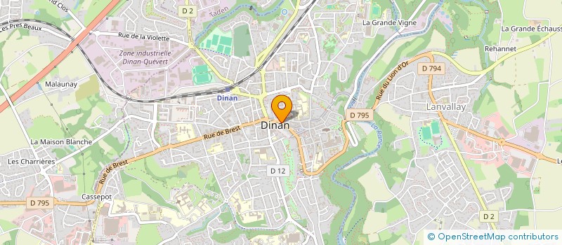 localisation de l'entreprise MONSIEUR PHILIPPE LECOQ  DINAN