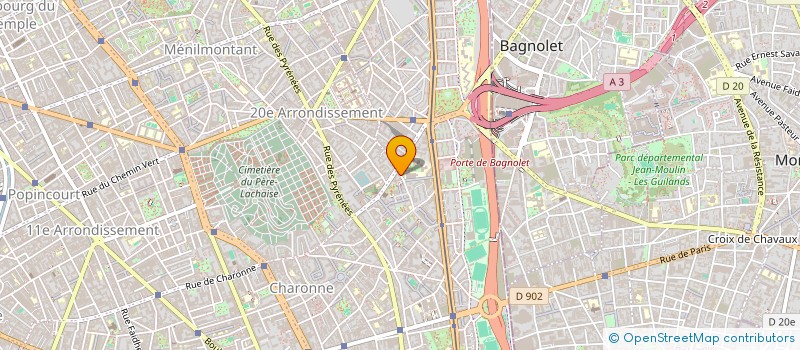 localisation de l'entreprise MONSIEUR PHILIPPE LECOURTOIS  PARIS