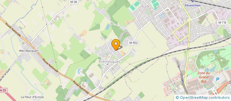 localisation de l'entreprise MONSIEUR PHILIPPE LECOUSTRE  PREMESQUES