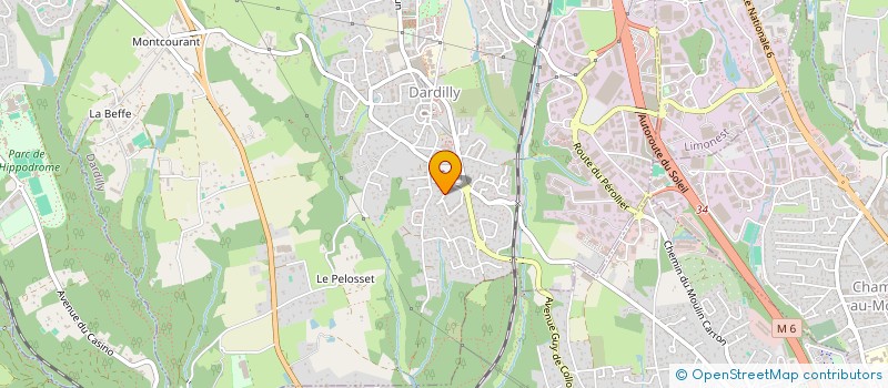 localisation de l'entreprise MONSIEUR PHILIPPE LEDENTU  DARDILLY