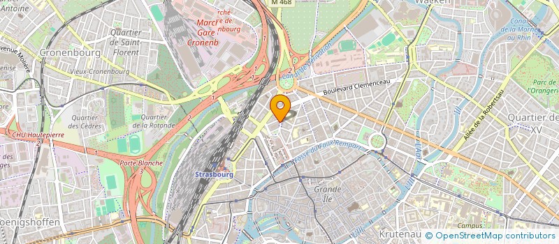 localisation de l'entreprise MONSIEUR PHILIPPE LEDINE à STRASBOURG