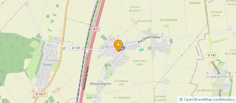 localisation de l'entreprise MONSIEUR PHILIPPE LEDOUX à ANDECHY