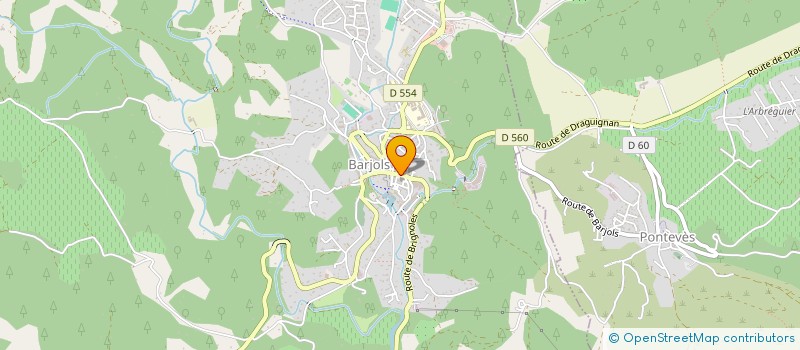 localisation de l'entreprise MONSIEUR PHILIPPE LEDOUX  BARJOLS