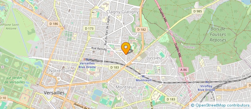 localisation de l'entreprise MONSIEUR PHILIPPE LEFEBVRE à VERSAILLES
