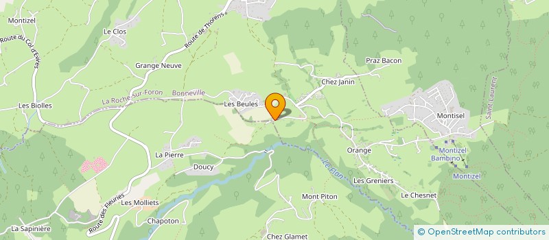 localisation de l'entreprise MONSIEUR PHILIPPE LEFEBVRE  LA ROCHE-SUR-FORON