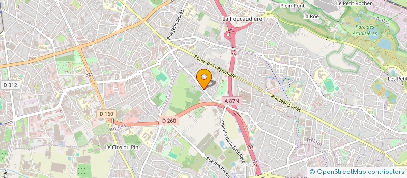 localisation de l'entreprise MONSIEUR PHILIPPE LEFEVRE  LES PONTS-DE-CE