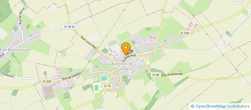 localisation de l'entreprise MONSIEUR PHILIPPE LEFEVRE  AVESNES-LE-COMTE