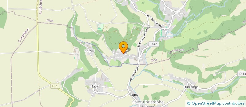 localisation de l'entreprise MONSIEUR PHILIPPE LEFEVRE  AUTRECHES