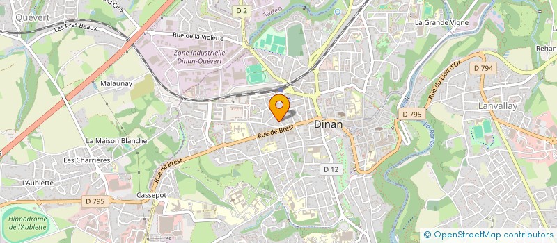 localisation de l'entreprise MONSIEUR PHILIPPE LEFFRAY à DINAN
