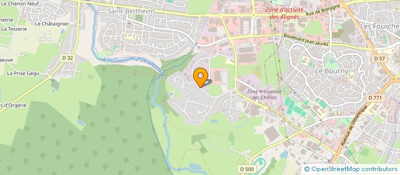 localisation de l'entreprise MONSIEUR PHILIPPE LEFORT  SAINT-BERTHEVIN