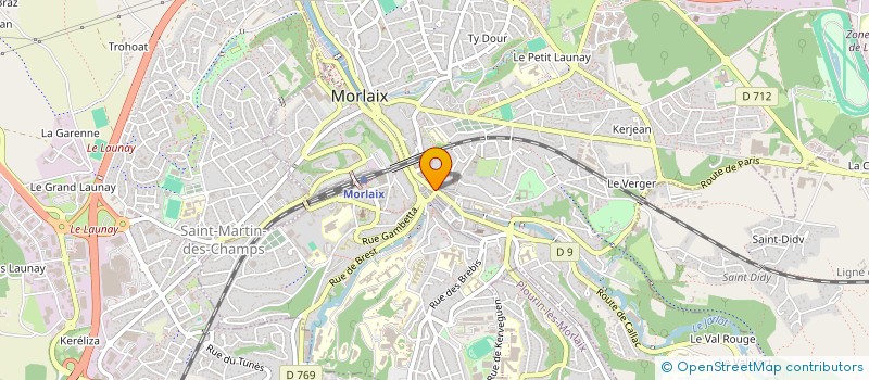 localisation de l'entreprise MONSIEUR PHILIPPE LEFORT à MORLAIX