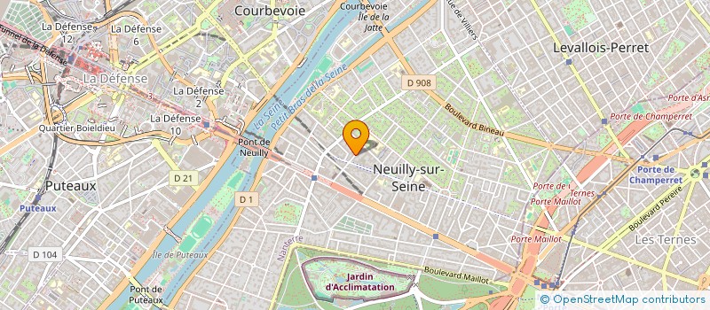 localisation de l'entreprise MONSIEUR PHILIPPE LEFOURNIER à NEUILLY-SUR-SEINE