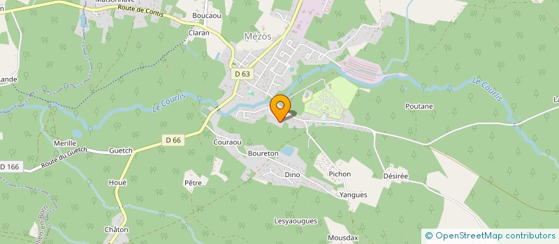 localisation de l'entreprise MONSIEUR PHILIPPE LEFRANC  MEZOS