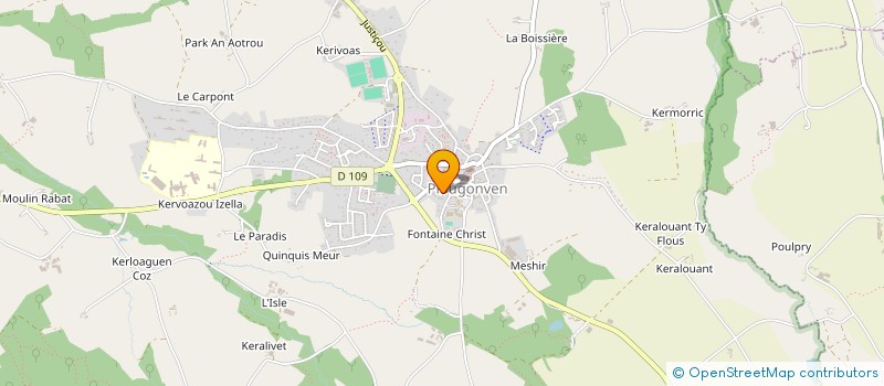 localisation de l'entreprise MONSIEUR PHILIPPE LEFRANC à PLOUGONVEN