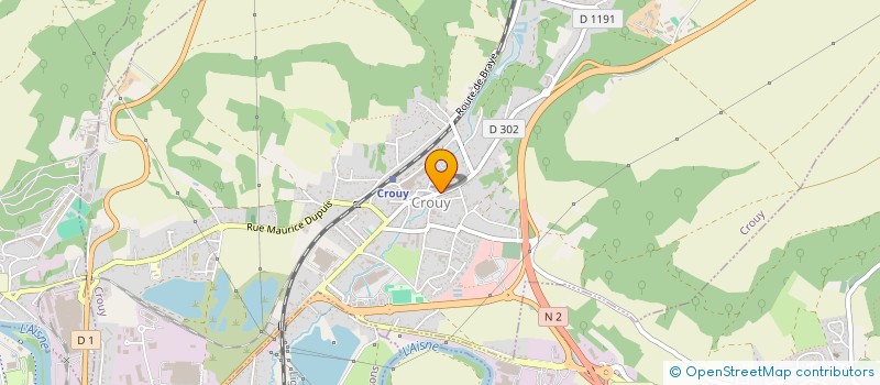 localisation de l'entreprise MONSIEUR PHILIPPE LEFRANC à CROUY