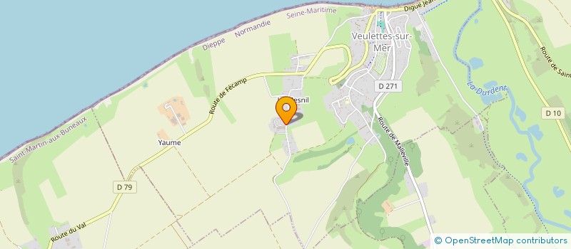 localisation de l'entreprise MONSIEUR PHILIPPE LEFRANCOIS  VEULETTES-SUR-MER