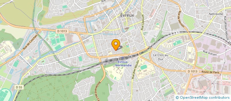 localisation de l'entreprise MONSIEUR PHILIPPE LEFRANCOIS  EVREUX