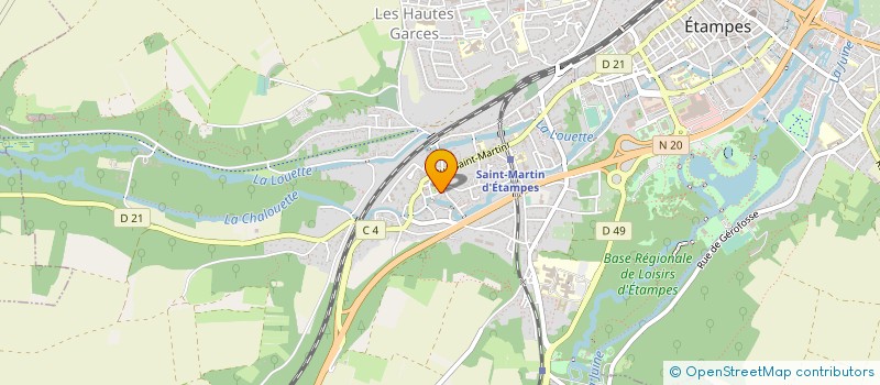 localisation de l'entreprise MONSIEUR PHILIPPE LEGENDRE à ETAMPES