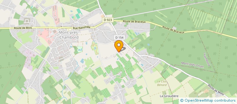 localisation de l'entreprise MONSIEUR PHILIPPE LEGENDRE  MONT-PRES-CHAMBORD