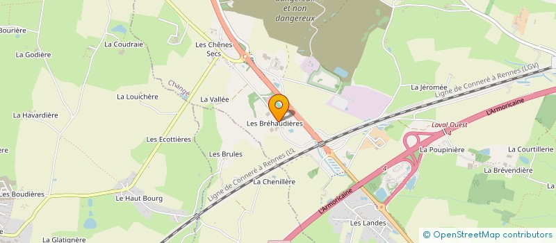 localisation de l'entreprise MONSIEUR PHILIPPE LEGENDRE à CHANGE